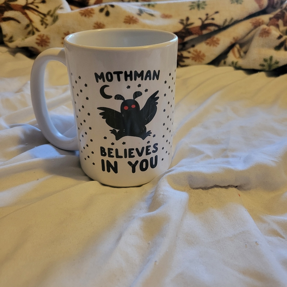 Mothman Believes In You Mug